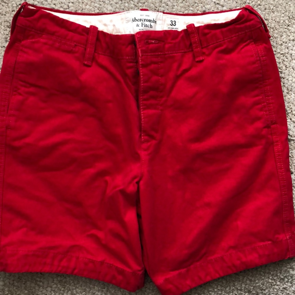 ABERCROMBIE FITCH mens button fly shorts